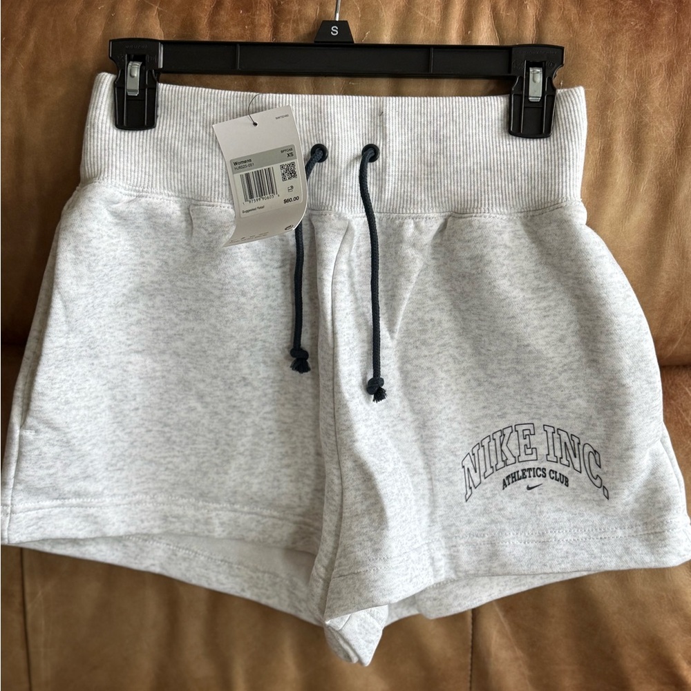 Nike Women's Light Gray Athletic Shorts